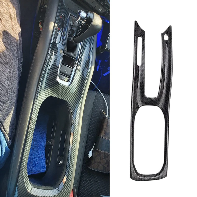 

Center Console Gear Shift Panel Cup Holder Cover Trim Accessories For Honda HRV HR-V VEZEL 2015-2022 ,ABS Carbon Fiber
