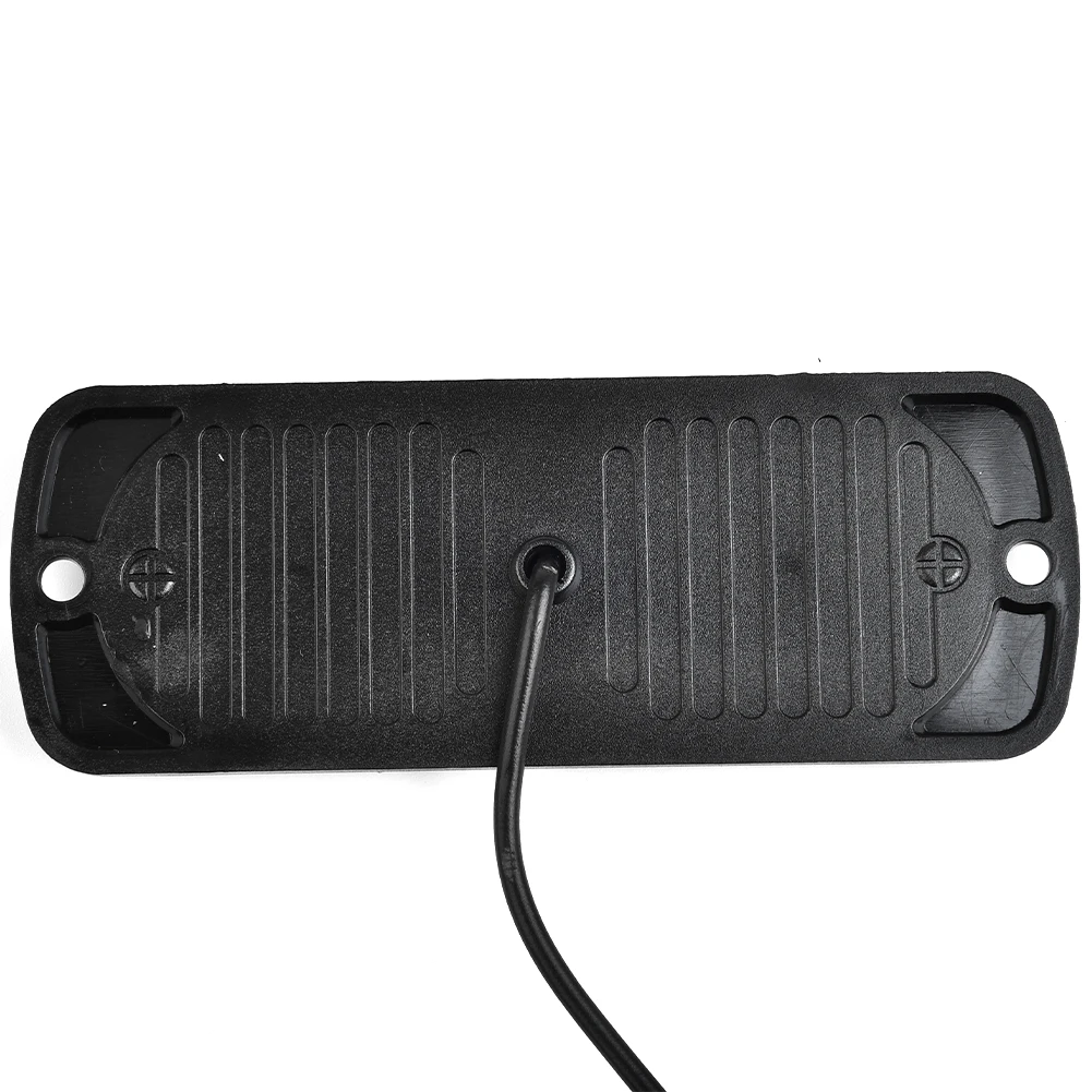 

Black Housing Transparent Lens Safety Working Lamps Strobe Flash Light Bulbs Luminous Plastic DC 12V-24V 36W White