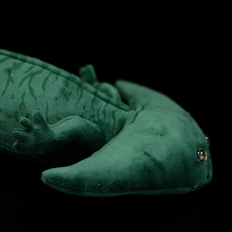 Фото Милая Diplocaulus, мягкая плюшевая игрушка, реалистичная имитация, оригинальная палеонтическая серия, модель животного, кукла, детский подарок Audlt №2