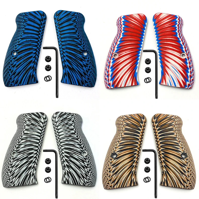 1 пара пользовательских G10 CZ75 ручных нашивок для CZ 75/85 Compact P-01 P100 C100 T100 PCR 75 D