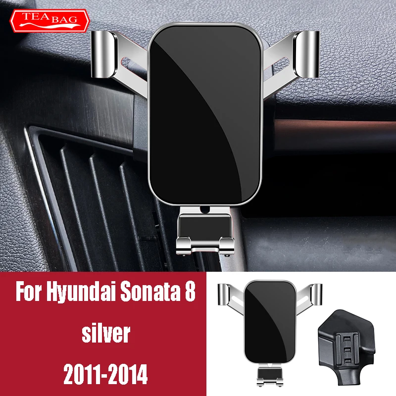 

Регулируемый автомобильный держатель для телефона для Hyundai Sonata YF LF DN8 8 9 10th 2011-2020 GPS подставка вращающийся кронштейн для крепления на вентиляционное отверстие
