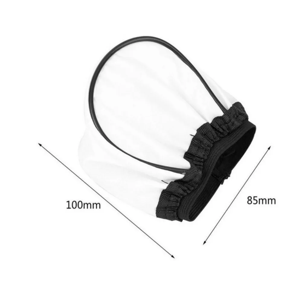 Модный тканевый рассеиватель для вспышки белый мягкий застежка на резинке