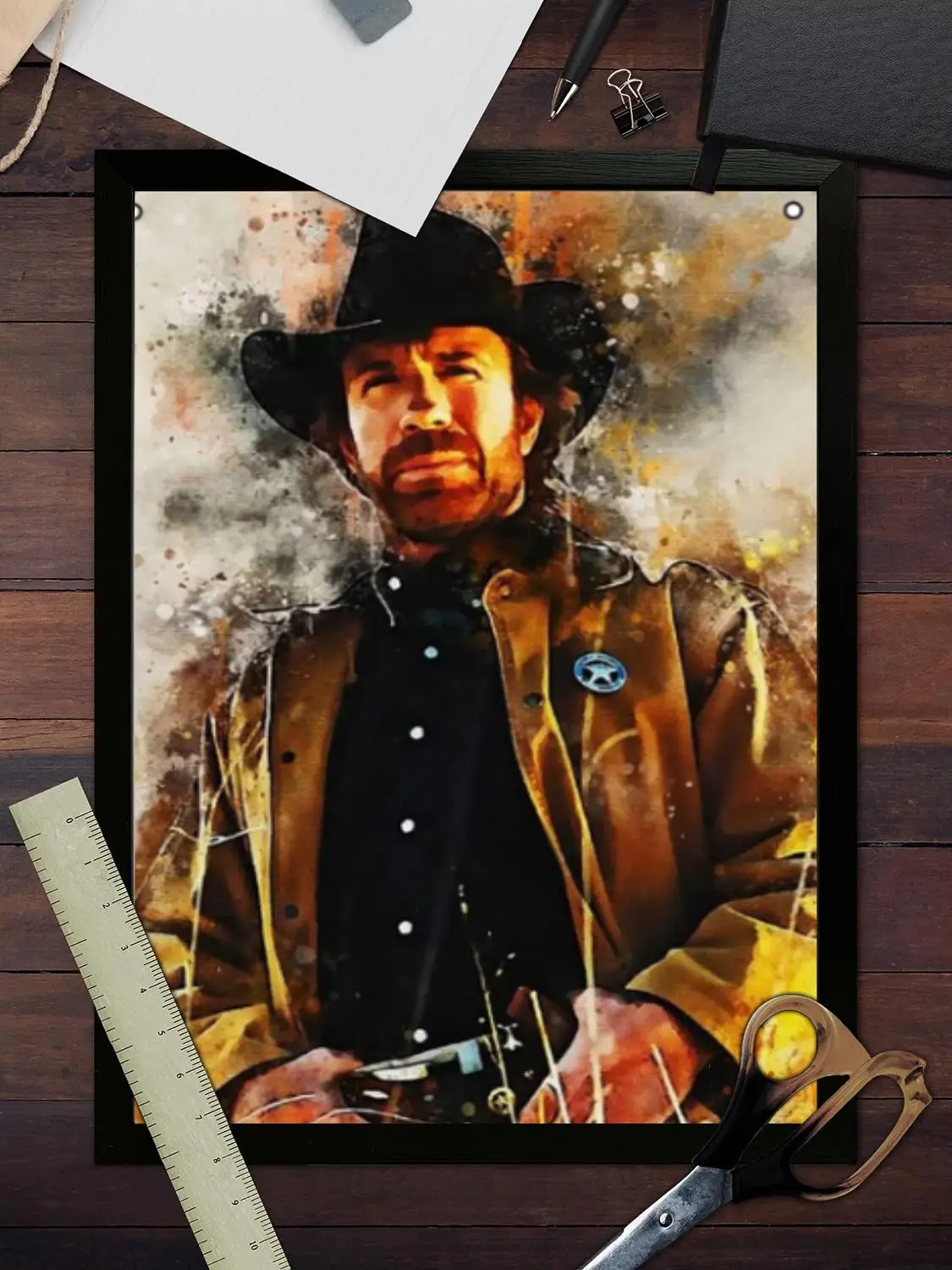 Художественный постер &quotСовременная семья&quot на холсте