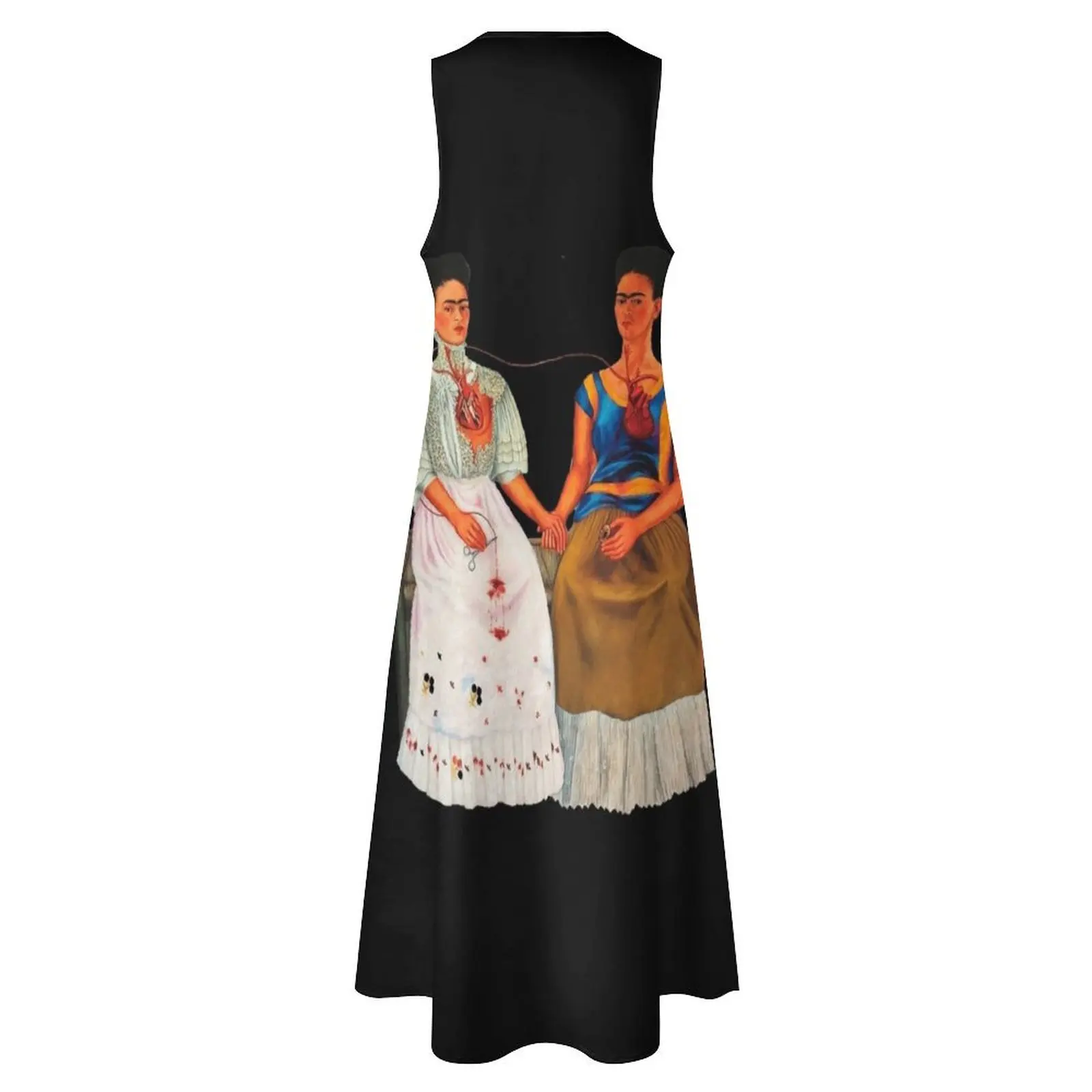 Двое длинное платье Fridas вечернее женское элегантное роскошное летнее шикарное и