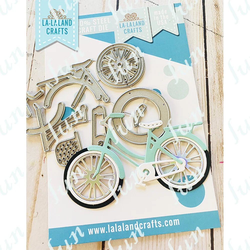 

Bicycle Pattern Metal Cutting Dies Stencils for Diy Scrapbook Photo Album Decorative Embossing Diy Paper Cards Drawing Coloring