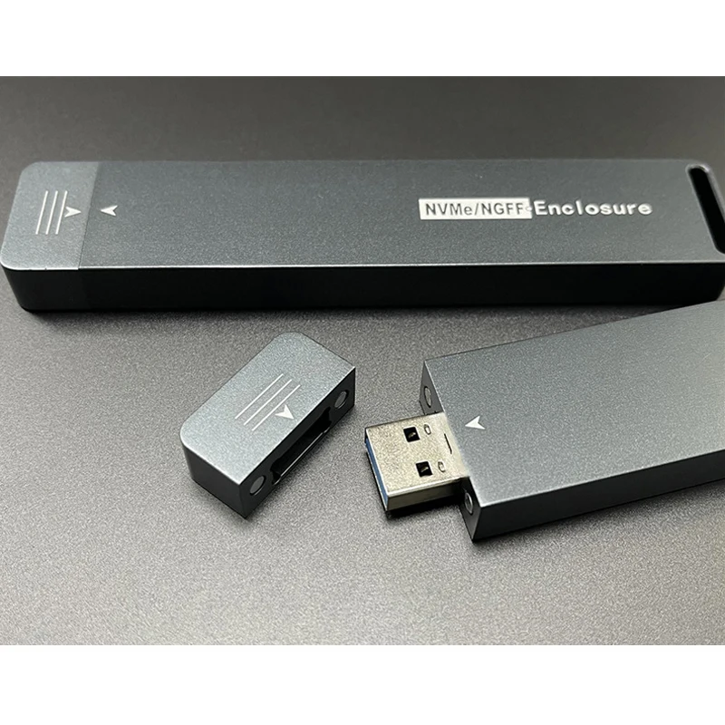 Двойной протокол M.2 SATA NVME USB адаптер чехол SSD M2 NGFF корпус к 3 1 10 Гбит/с коробка