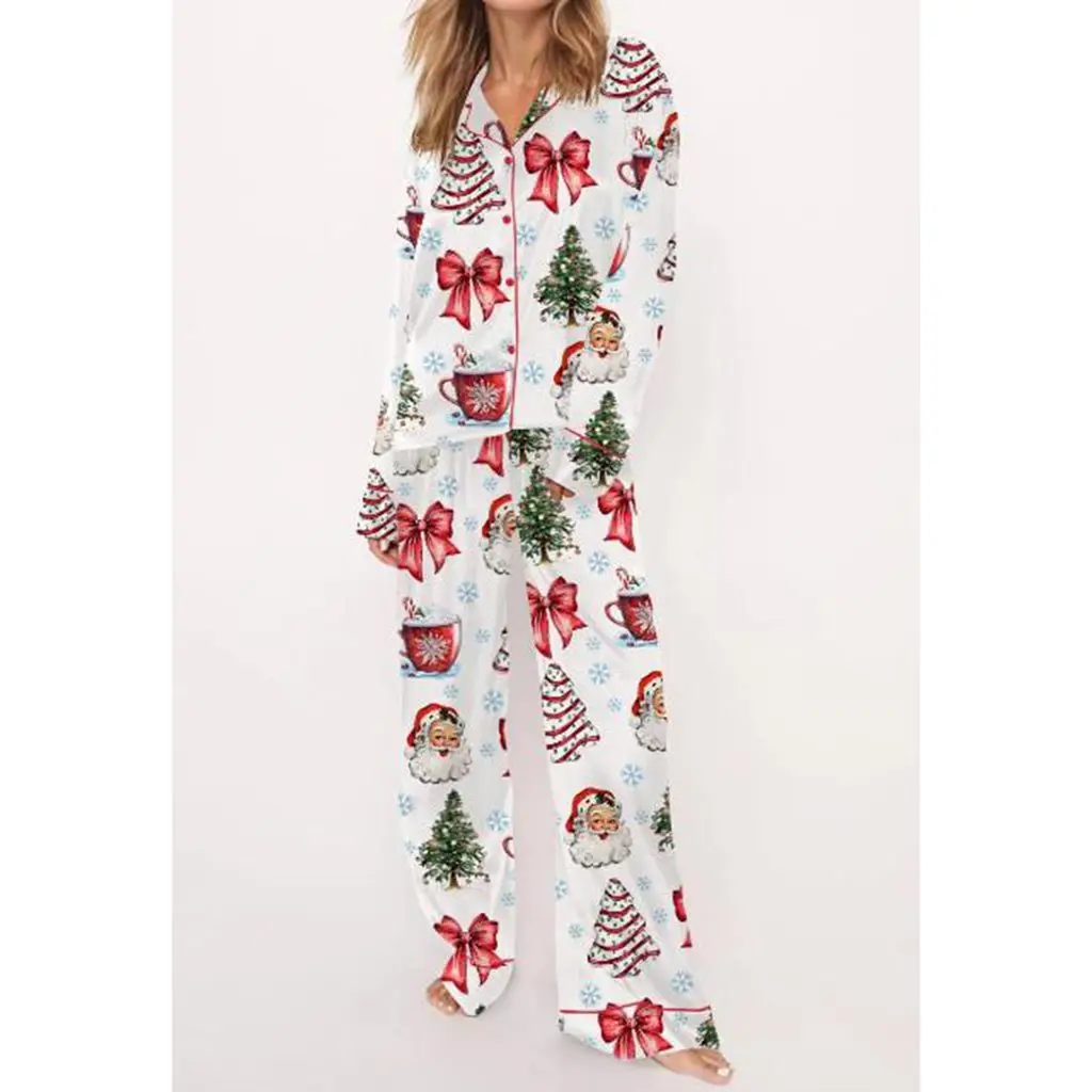 Combhasaki женский комплект из 2 предметов для дома пижамный с длинными рукавами