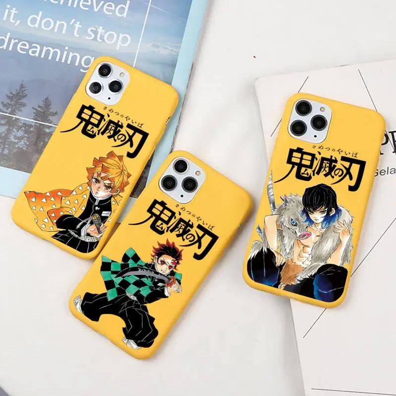 

Anime Demon Slayer Uzui Tengen Tanjirou Phone Case For iphone 13 12 11 Pro Max Mini XS 8 7 6 6S Plus X SE 2020 XR Silicone cover