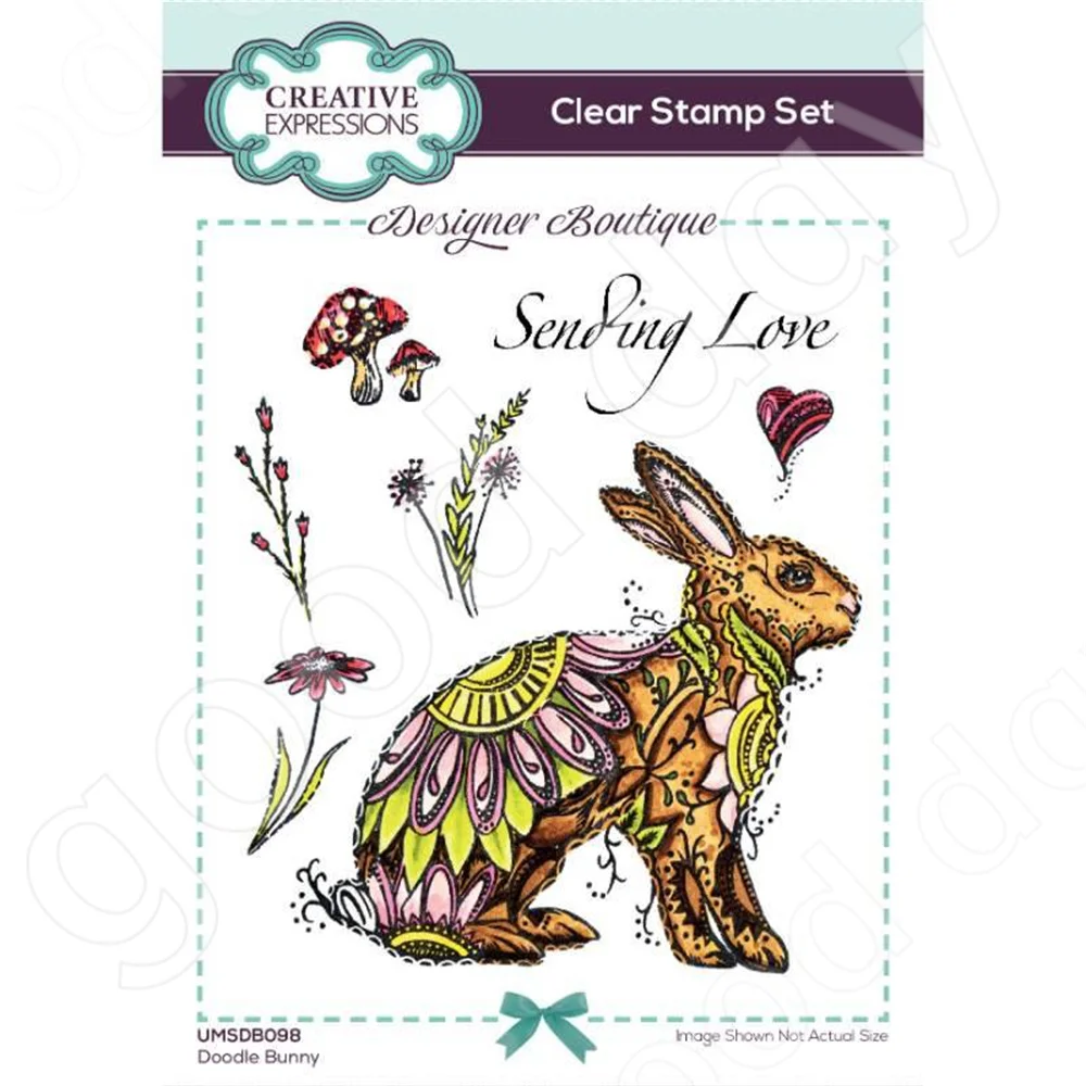 

2022 New Metal Cutting Dies Molds Bunny Clear Stamps Set Set Diy Scrapbooking Paper Cards Coloring Drawing Decoration Stencils