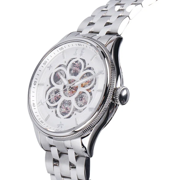 SanYuan с сапфировым стеклом роскошные деловые автоматические механические часы