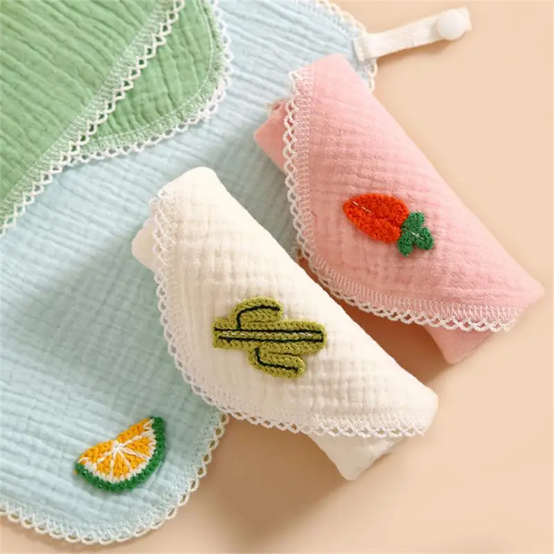 

Детское слюнявчее полотенце из чистого хлопка, не скатывается, утолщенное мультяшное полотенце с аппликацией, детское полотенце для рук, размер 25X25 см