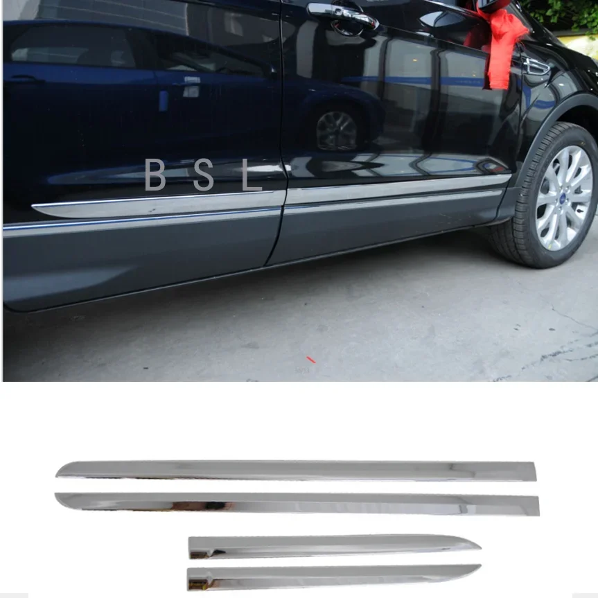 Для Ford Kuga Escape 2013-2016 2017 2018 ABS Хромированная Крышка корпуса автомобильной двери