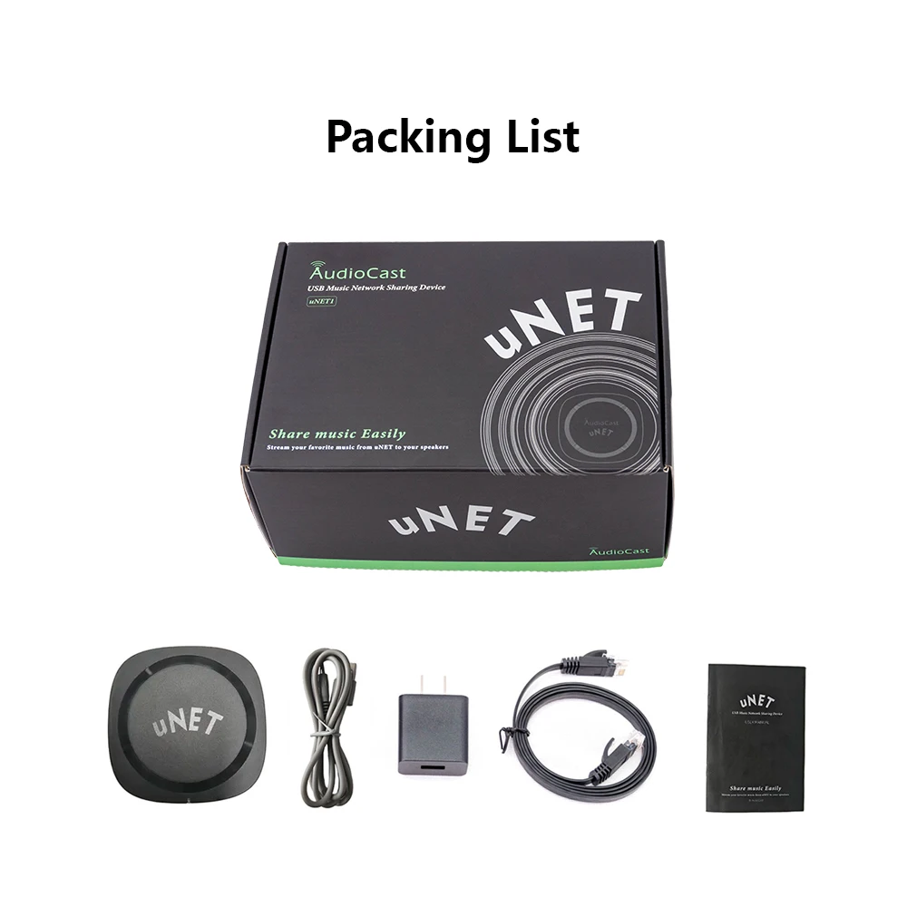 Фото Audiocast uNET — обмена музыки через USB для интеллектуальных аудиосистем (WiiM, Audio Pro и многое другое) №1