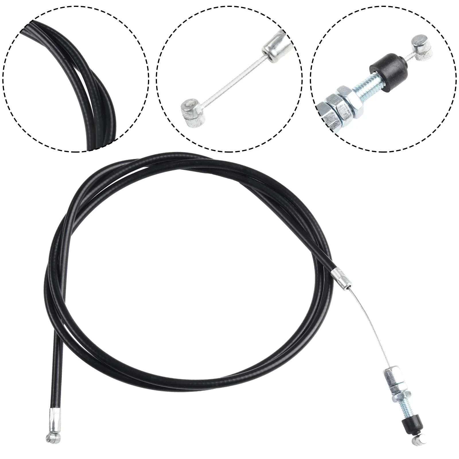 Аксессуары сменный трос дроссельной заслонки 130 см черный для Honda GXV160 HRJ216 HRJ196