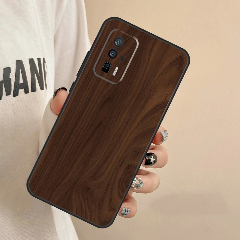 Фото Чехол с текстурой дуба для Xiaomi 14 15 Ultra 13T 14T 15T Pro 17 Pro Max POCO X7 Pro X5 X6 F5 F6 F7 Pro Cover №4