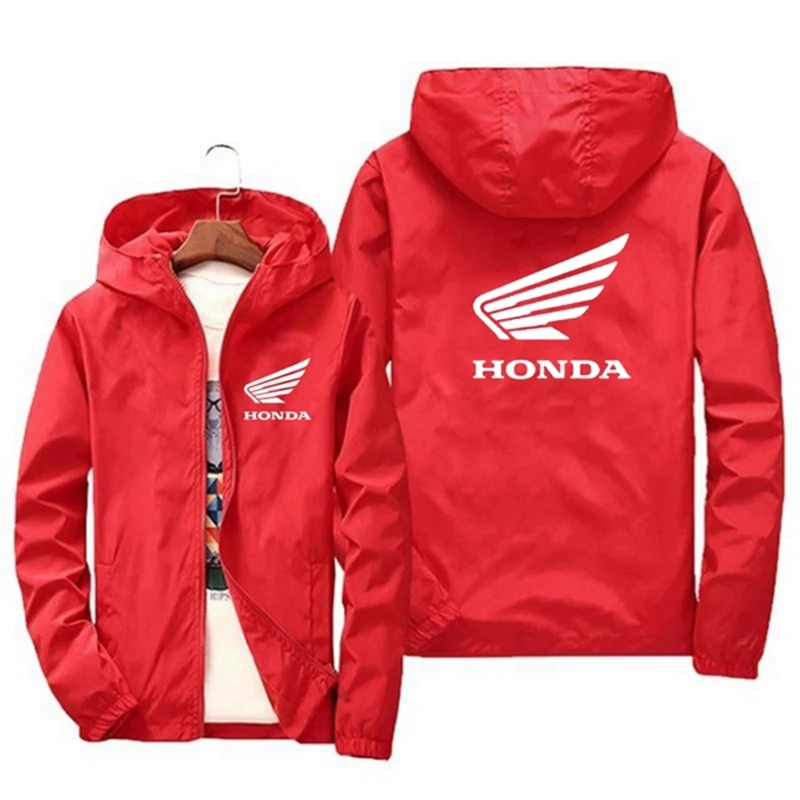 

Honda Wing car logo 2023 on sale for summer new raincoat for men and women waterproof sunscreen UV-proof trench coat pockets