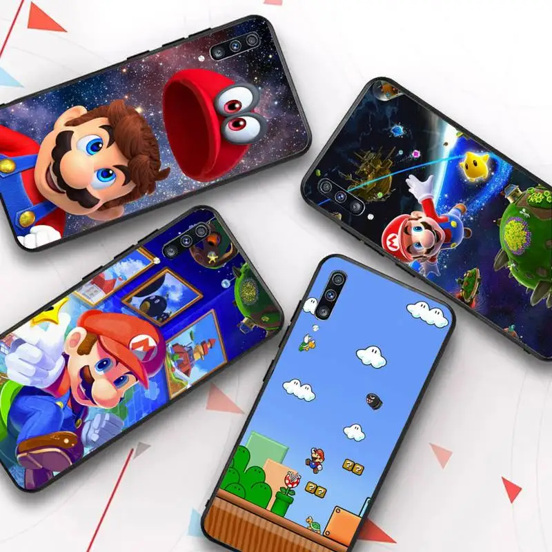 

BANDAI Super Mario Bros Phone Case for Samsung Galaxy A 51 30s a71 Soft Silicone Cover for A21s A70 10 A30