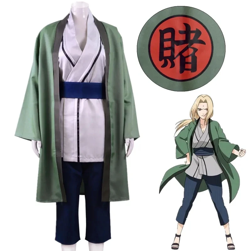 

Костюм для косплея аниме Tsunade, Рождественский костюм на Хэллоуин для ниндзя, Женский мультяшный костюм