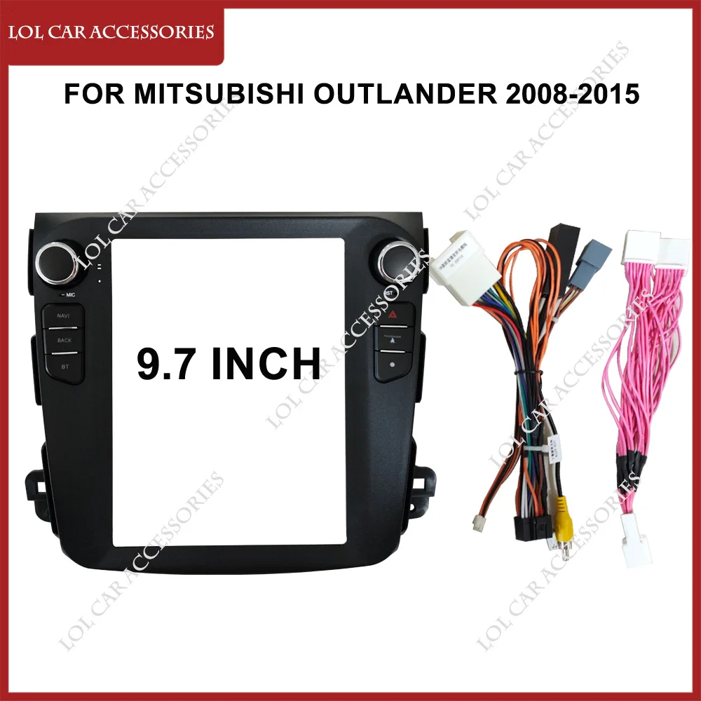 9 7 дюймовая панель для Mitsubishi Outlander 2008-2015 автомобильное радио стерео GPS MP5 Android плеер