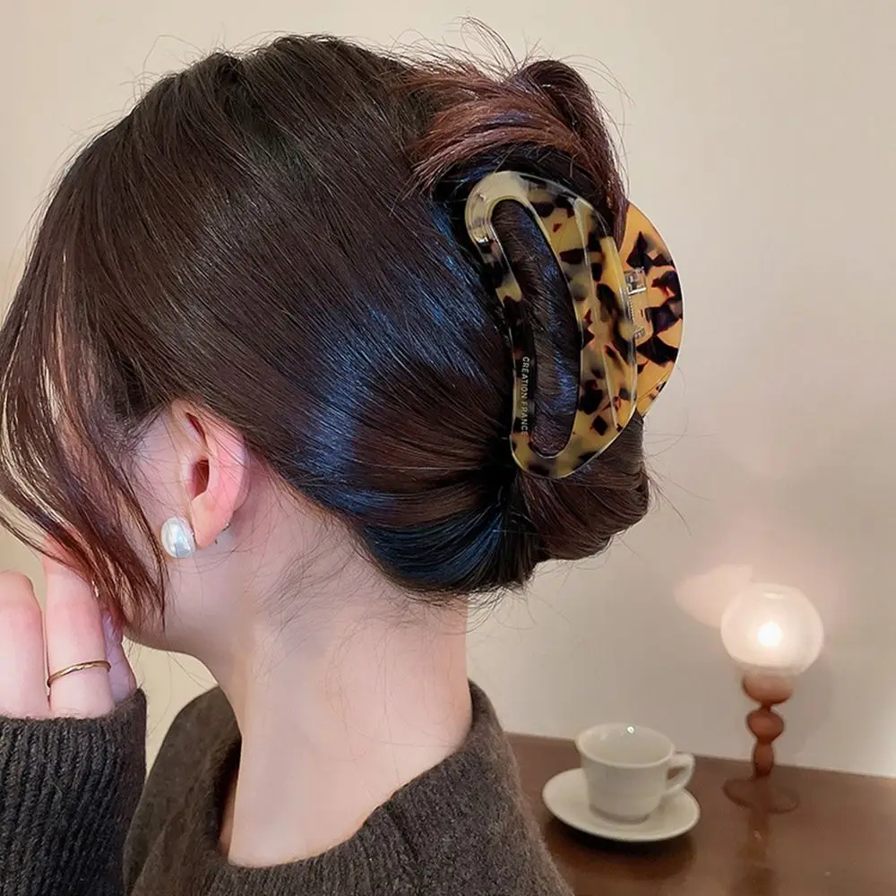 

Acid Shark Clip Headdress For Girl Headwear Korean Style Crab Clip Crescent Hair Claw Women Hair Clips Hair Accessories