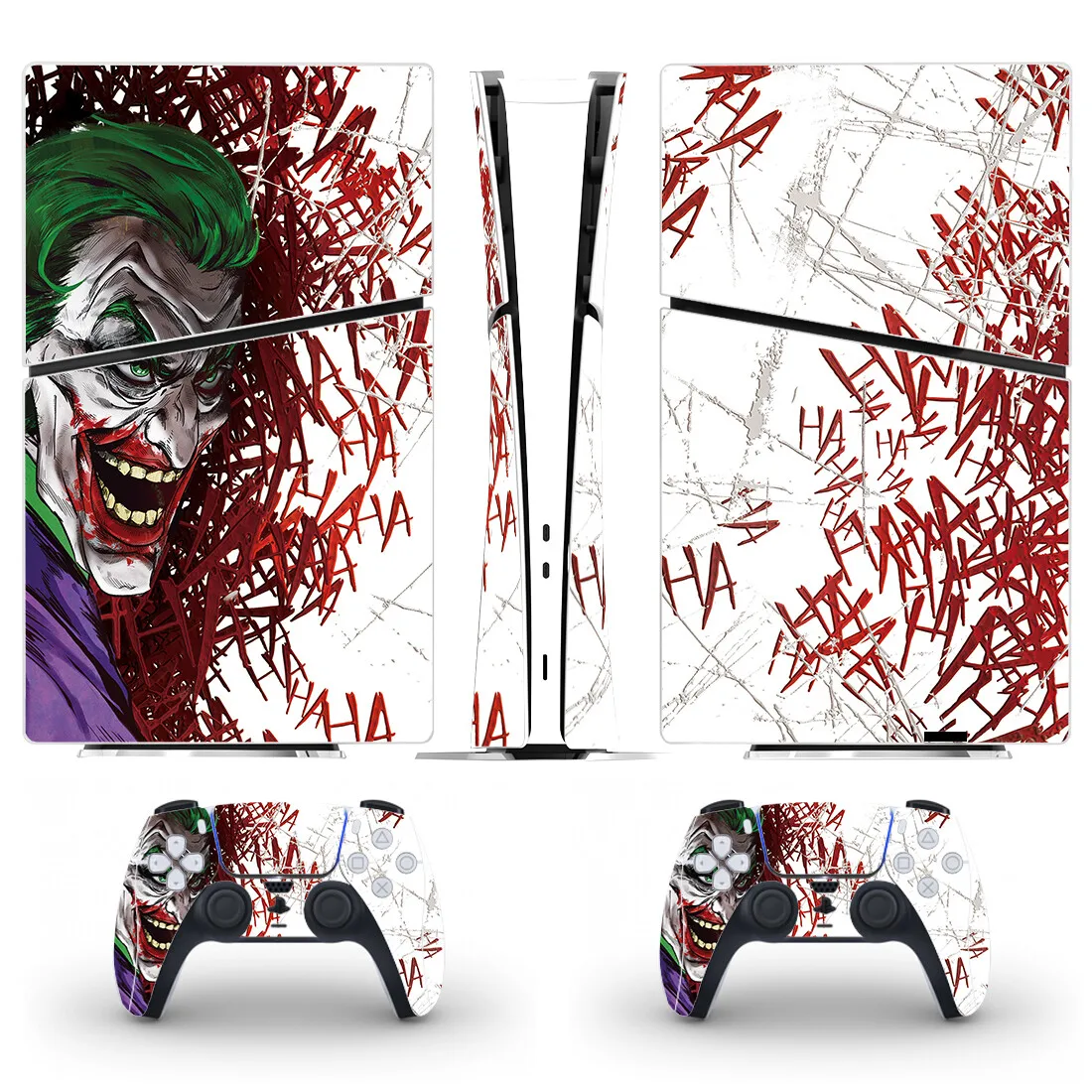 Фото Новая пленка-наклейка (скин) для PS5 Slim (дисковая и цифровая версии), консоли и 2 контроллеров, виниловая наклейка для PS5 Pro (дисковая версия) №2