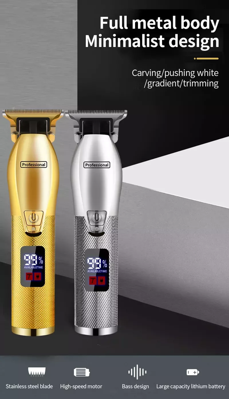 

NEW 2023 New in T9 USB Hair Clipper Professional hair trimmer Barber Shaver Trimmer Beard 0mm Men Hair Cutting Machine for men