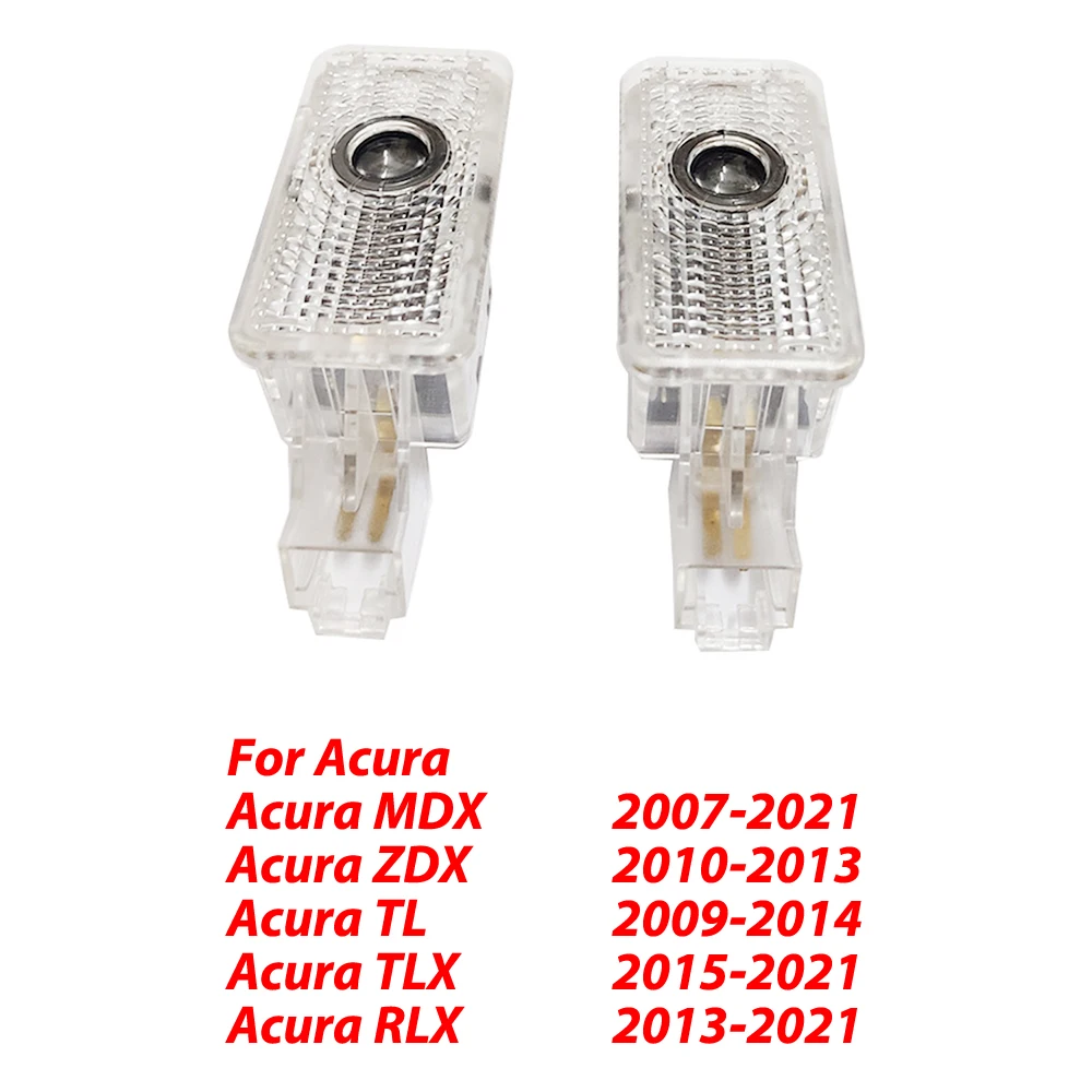 2 шт. для Acura MDX YD2 YD3 2022 2021 2020 2019 2018 2017 2016 2015 2014 2013 Автомобильный дверной светильник проектор логотип лампы светодиодные аксессуары