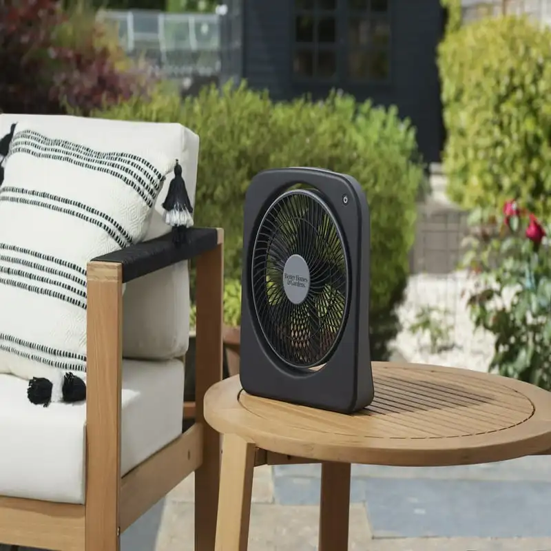 

Dual Power Portable Fan, Indoor/Outdoor Use, 3 Speeds, Black
