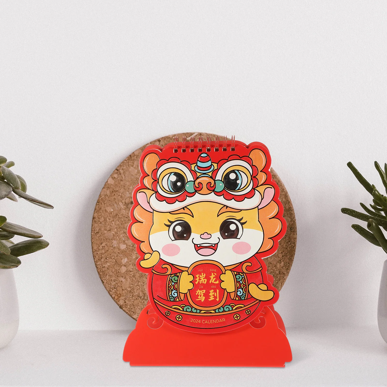 Мультяшный ежемесячный календарь настольный стол для офиса Настольная