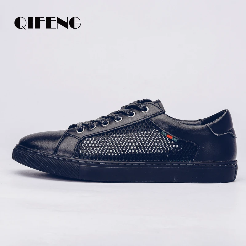 

Мужские легкие кроссовки из сетчатого материала, черные повседневные дышащие кроссовки для бега, мягкая удобная обувь для лета, 2022