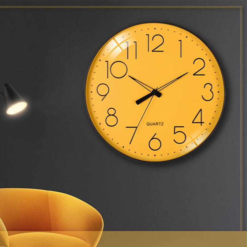 

Nordic Wall Clock Minimalism Classic 30cm Luxury Mute Wall Clock Modern Design Hang Living Room Bedroom Silent Home Decoration