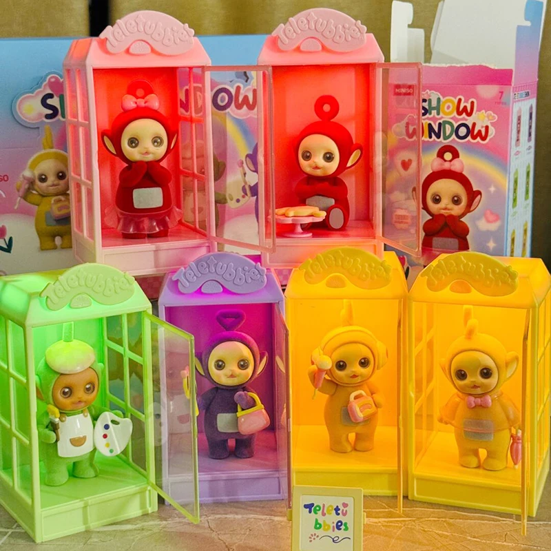 MINISO Teletubbies витрина серии глухая коробка игрушки Kawaii Tinky Winky digia Laa Po Doll загадочные