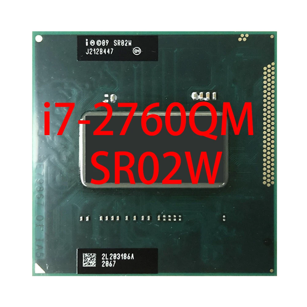 

Original Processor INTEL Laptop CPU SR02W i7-2760QM SRO2W Core i7 Mobile CPU i7 2760QM Central processor 6M PGA 2.4GHz to 3.5GHz