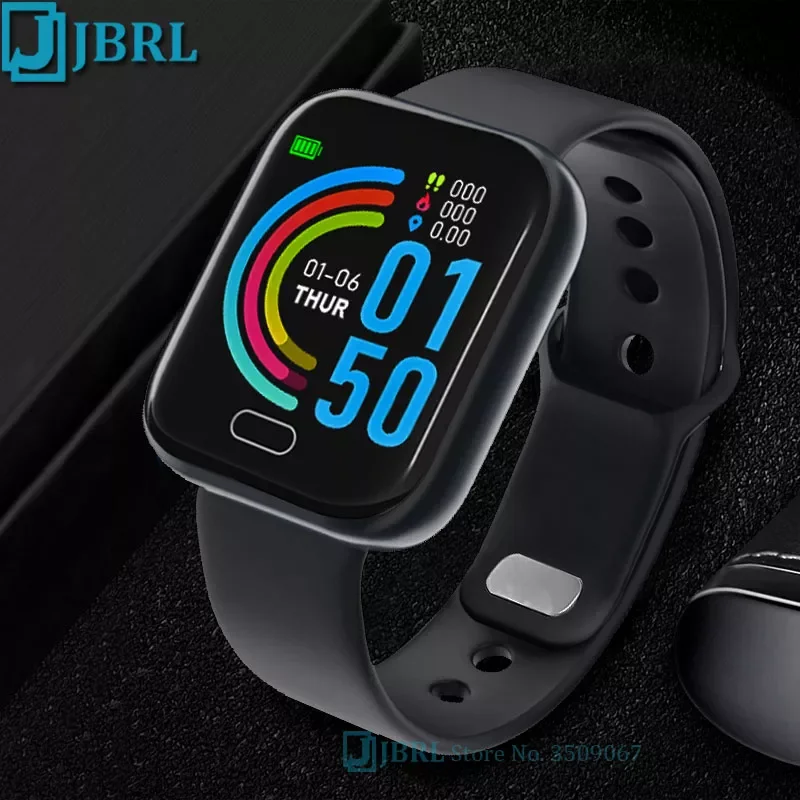 

Silicone Sport Smart Watch Men Smartwatch Women Fitness Bracelet Tracker Electronic Clock For Android IOS Waterproof Smart-Watch