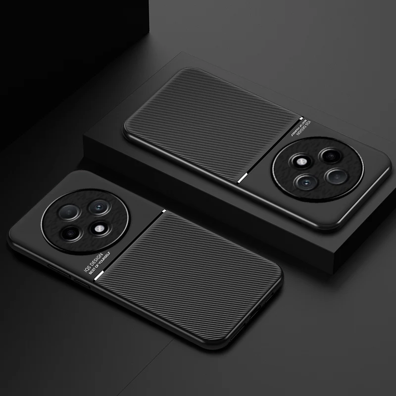 Новый стиль для OPPO Reno 12F 5G кожаный текстурированный автомобильный магнитный