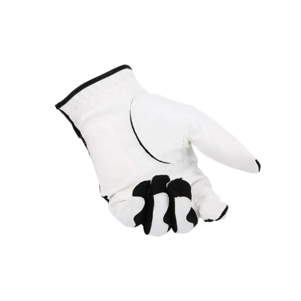 

PU Leather Golf Glove Washable Replacement Left Hand Breathable Protective Adjustable Sticker Type Gloves Accessories S