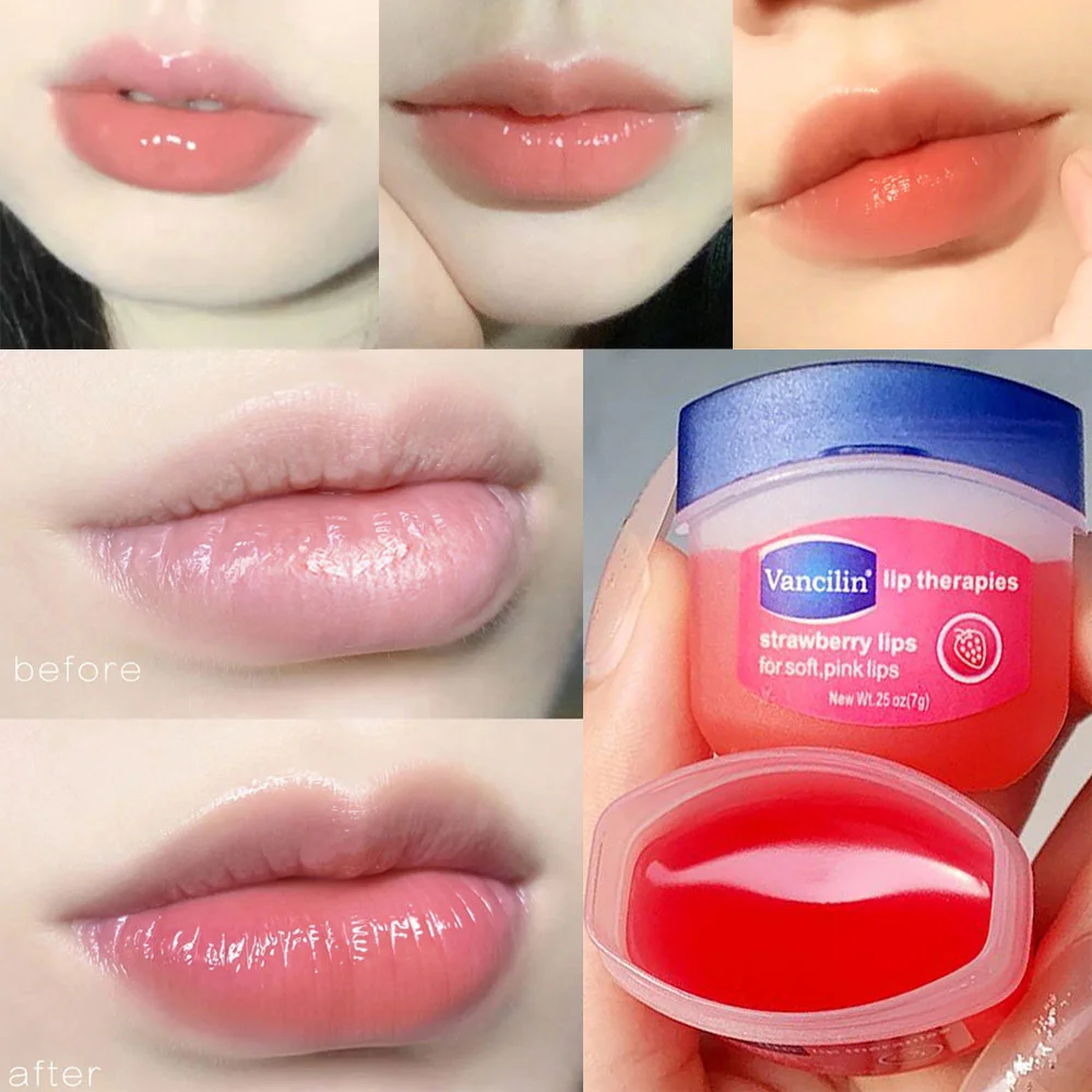 

Vaseline Lip Balm Natural Plant Anti-Crack Moisturizer Lipstick Primer Prevent Cracking Repair Lip Lines Nourish Lip Makeup Care