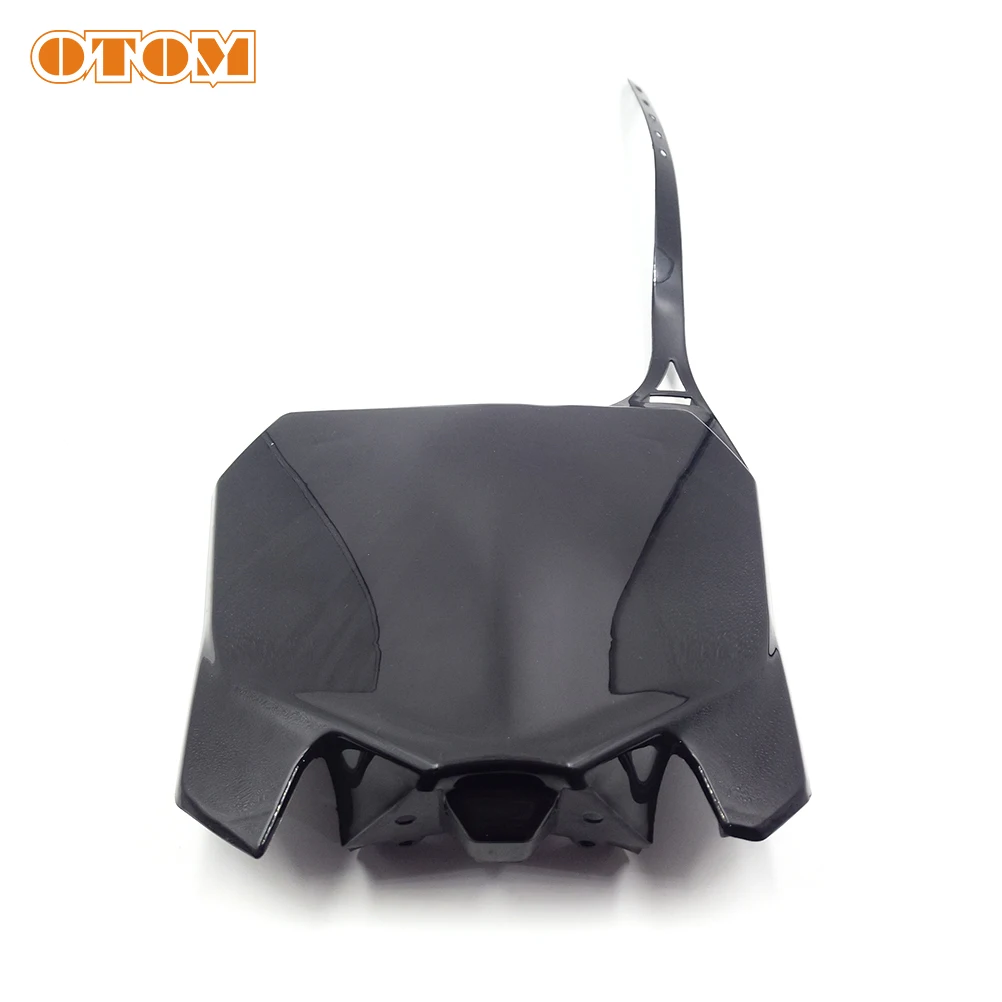 

OTOM Мотокросс Байк Передний номерной знак Черные номерные знаки Доска для HONDA CRF250R 2014-2017 CRF450R 2013-2016