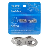 sumc 9 10 speed bicycle chain quick link missing link reusable mtb road bike chain magic buckle shimanosram 2 pairs
