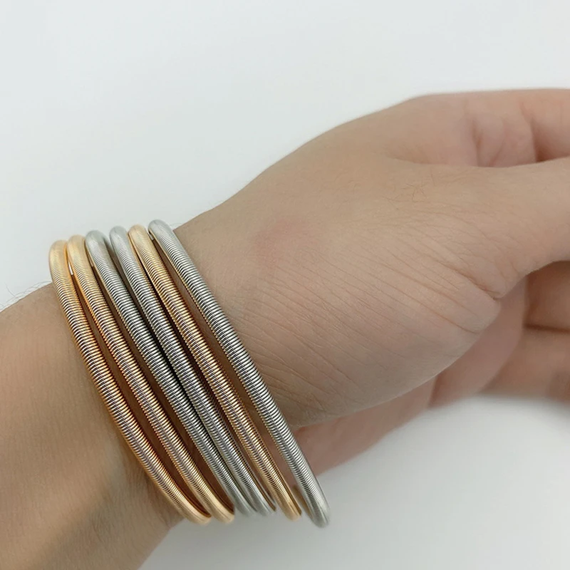 

5 шт., массажные кольца из нержавеющей стали