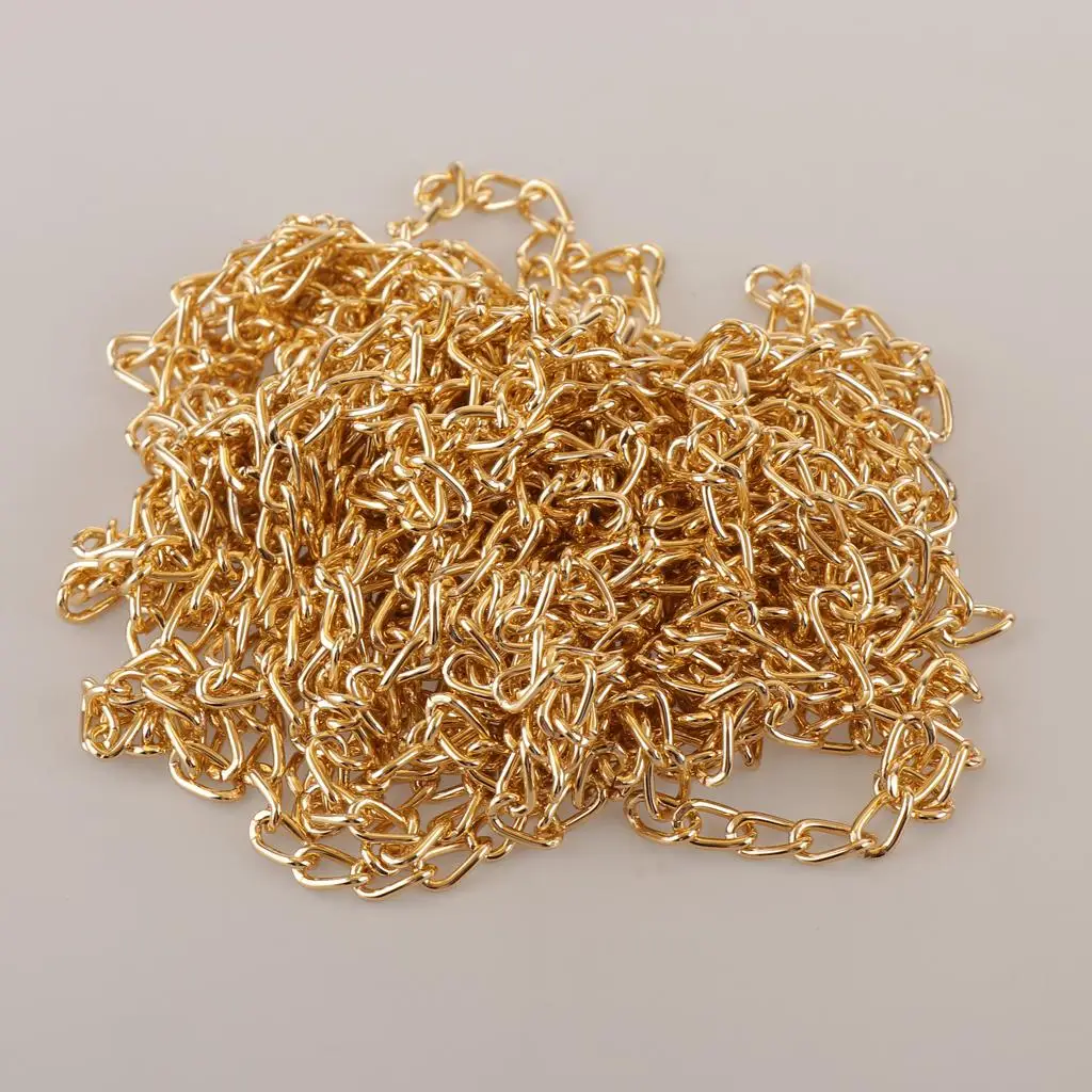 

5M Unfinished Aluminum Chain Jewelry Making 4.5x8x1mm Crafts -