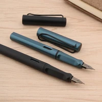 matte black fountain pen classic student writing pens stationery papeleria elegant pens office school supplies ef 0 38 mm