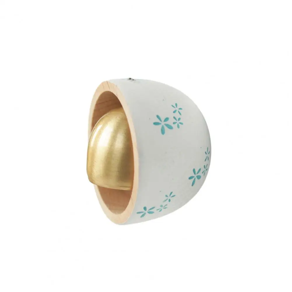 

Wall Doorbell Retro Style Wooden Doorbell Crisp Sound Punch-free Installation Enhance Entrance with Magnetic Decoration Room