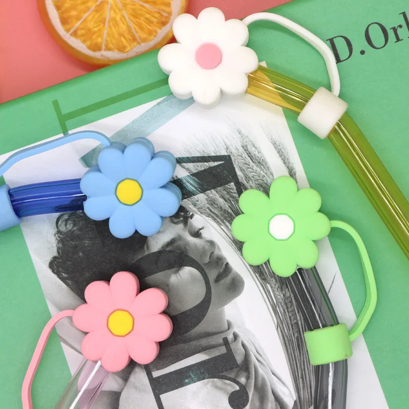 Милая соломенная крышка в форме хризантемы 5 шт. компактная и удобная переноске