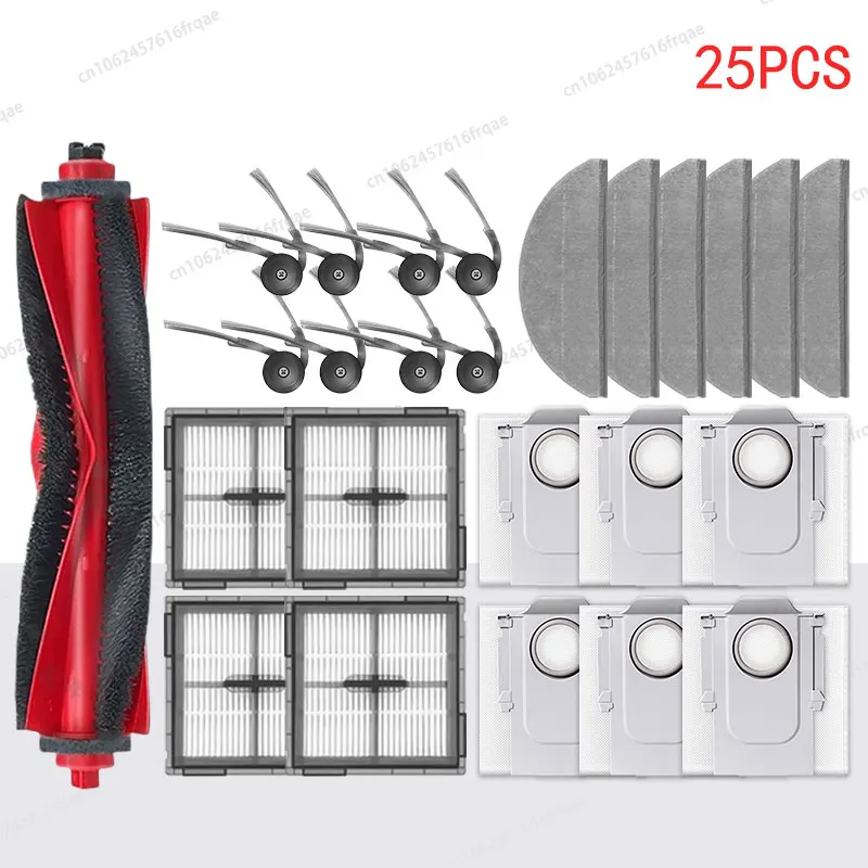 Для Roborock Q10 PF +/Q10 PF Аксессуары Основная щетка Боковая щетка Hepa-фильтр Швабра Тканевый мешок для пыли Запасные части для робота-пылесоса