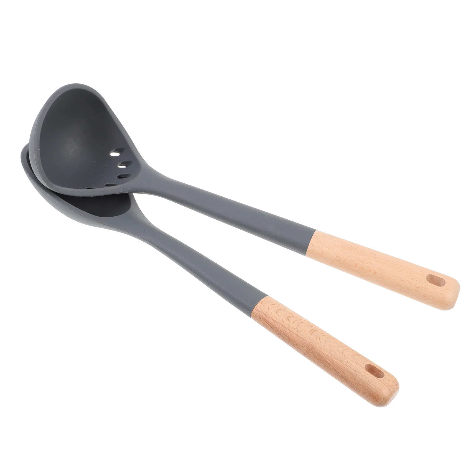 

2Pcs Cooking Utensils Ladle Spoon Household Kitchen Gadgets Non-stick Spoons