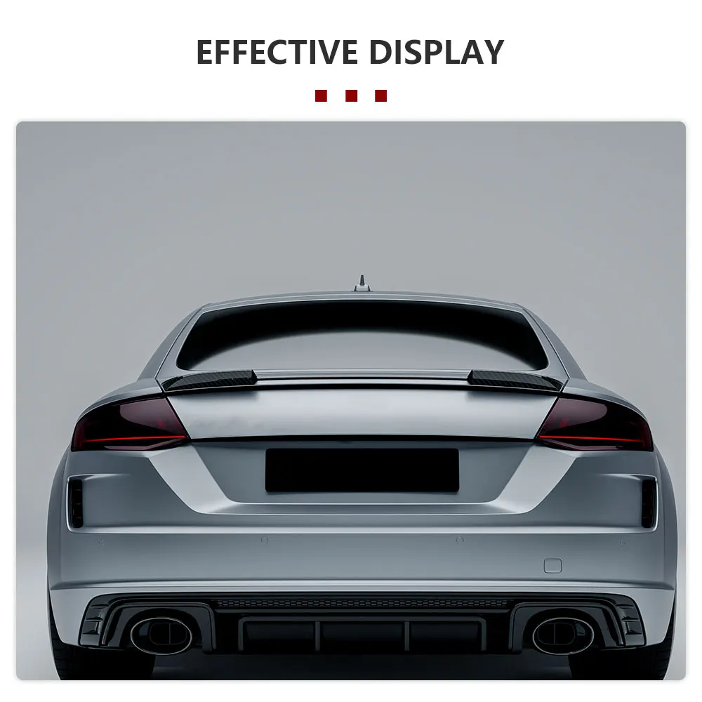 Фото Задний спойлер (антикрыло) из карбона для Audi TT MK3 TTS TTRS TT SLINE 2015-2023 №2