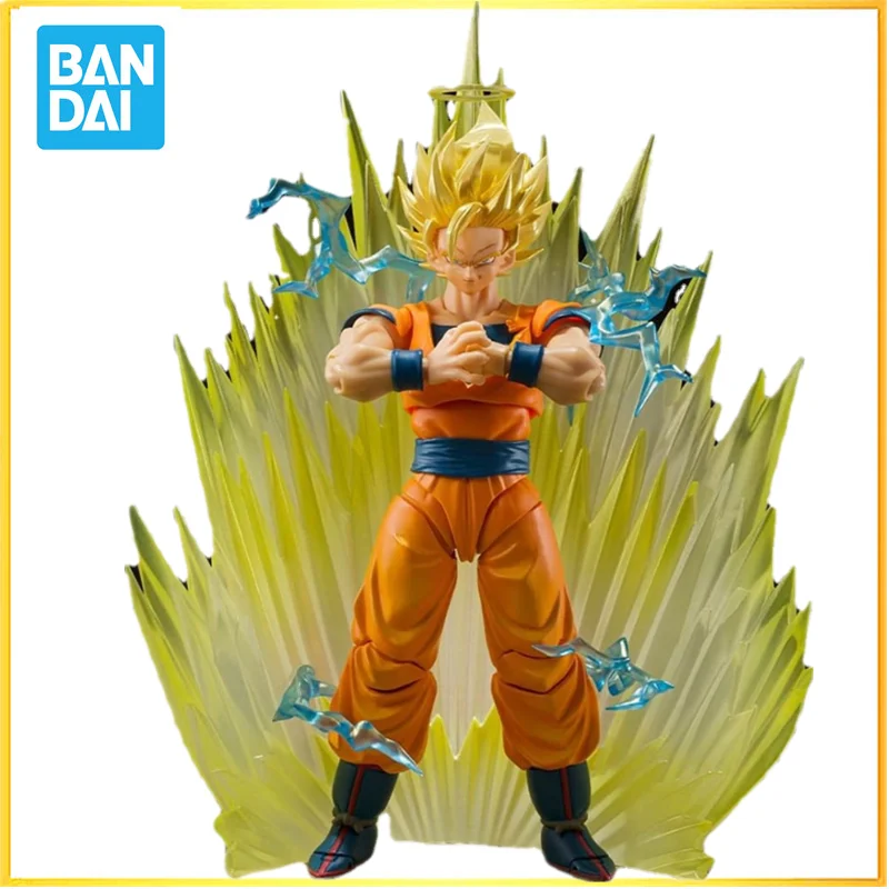 

In Stock Bandai SHF SSJ2 Son Goku Dragon Ball Z Super Saiyan 2 Excluslve Edition Original Anime Action Figures Collectible