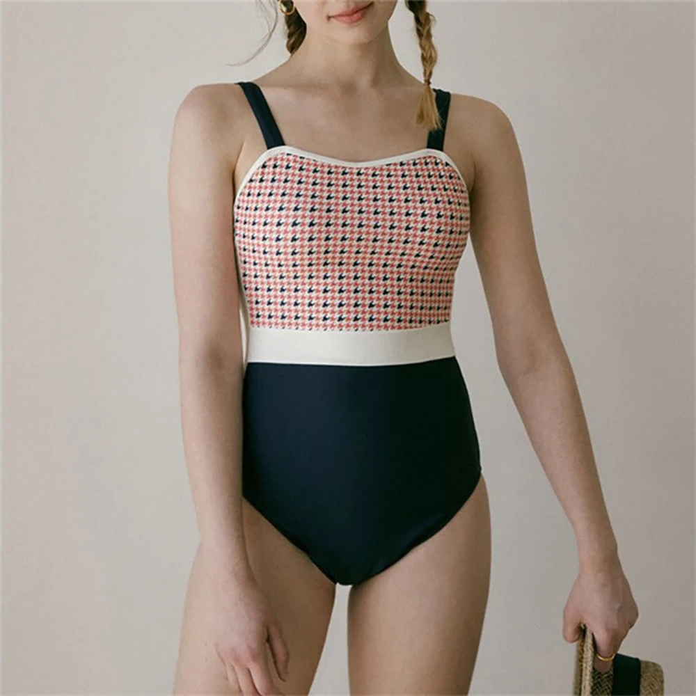 

Bikinis 2022 Woman Patchwork Swimwear One-piece Swimsuits Bathing Suit Push Up Female Biquini Summer Beach Wear Swimming Tankini