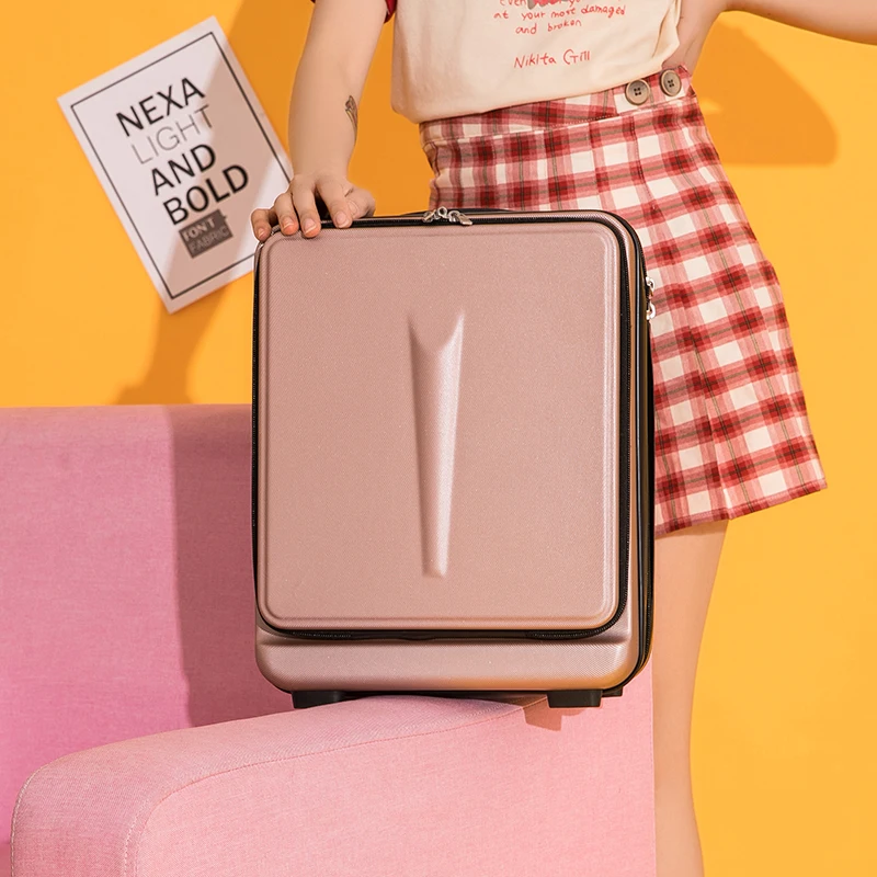 Suitcase Makeup Small Suitcase Mini Storage Bag 16-Inch Password Suitcase Small Lightweight iPad Travel Suitcase